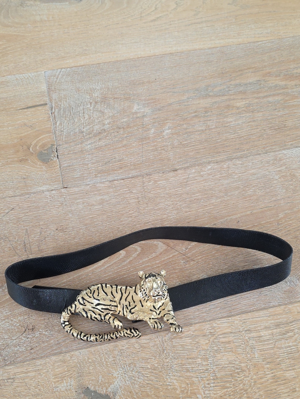 Vintage Gold Tiger Belt 1987